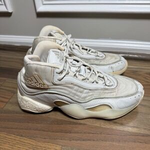 Adidas BYW Crazy 98 Basketball Shoes Mens 10 White G28390 Retro Boost Sneakers